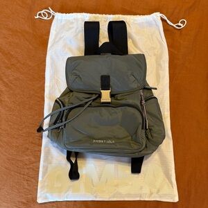 Bimba y Lola olive green mini backpack